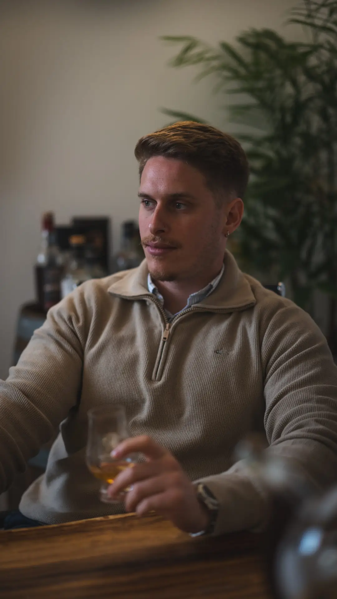 Eran Levin, founder and CEO of MyWhisky, in a dark suit